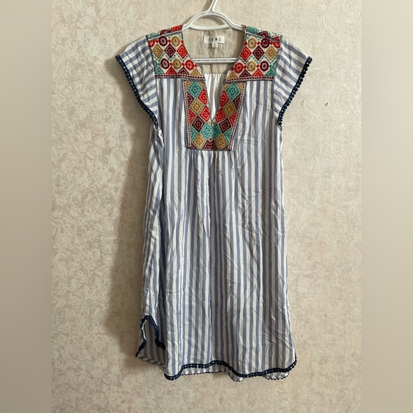 Blue Sky Blooms Dress THML